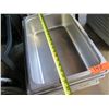 Image 2 : Multiple Metal Food Warming Containers 21"L