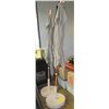 Image 1 : Qty 2 Grosfillex Outdoor Umbrellas w/ Stands, Has Holes, Canvas (approx. 110" dia.)