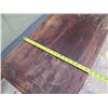 Image 9 : Wooden Carved Table w/ Drawer 38" x 18.5" x 35"H (leg is broken, has termite damage)