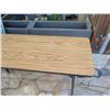 Image 2 : Qty 2 Folding Tables 60" x 18.5" x 29"H