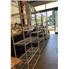 Image 2 : Qty 3 Metal 5-Tier Wire Shelving Units  36" x 14" x 74"H