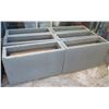 Image 1 : Qty 6 Lightweight Synthetic Planters 36" x 12" x 24"H