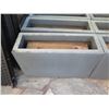 Image 2 : Qty 6 Lightweight Synthetic Planters 36" x 12" x 24"H