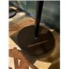 Image 3 : Rectangular Wooden Table on Metal Pedestal Base 45" x 30" x 29"H