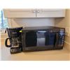 Image 1 : Black and Decker Coffee Machine and Panasonic Microwave