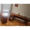 Image 1 : Office Desk and Lamp