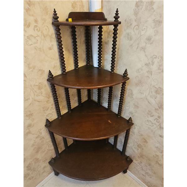 Antique 4 Tier Shelf
