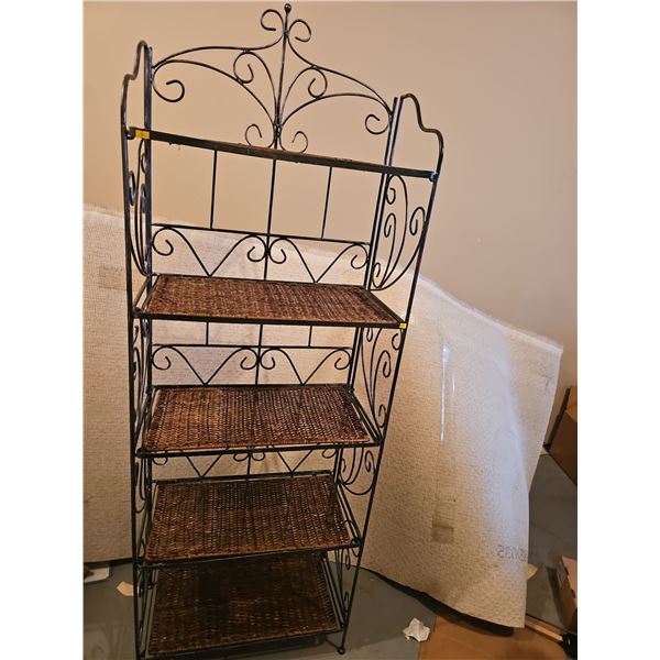 Metal/ Wicker Shelf