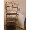 Image 1 : Metal/ Wicker Shelf