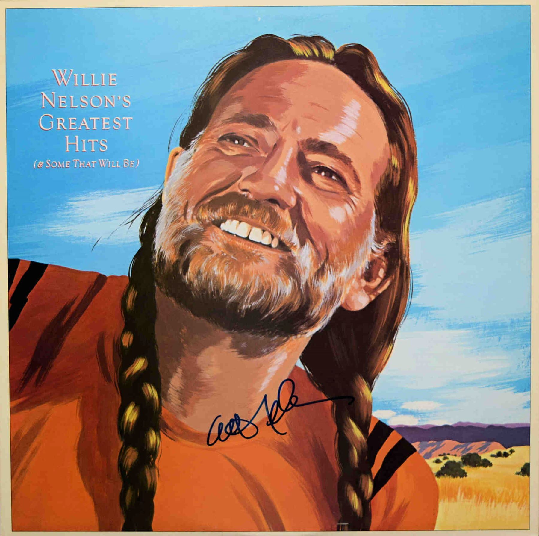 Willie Nelson Partners signed album