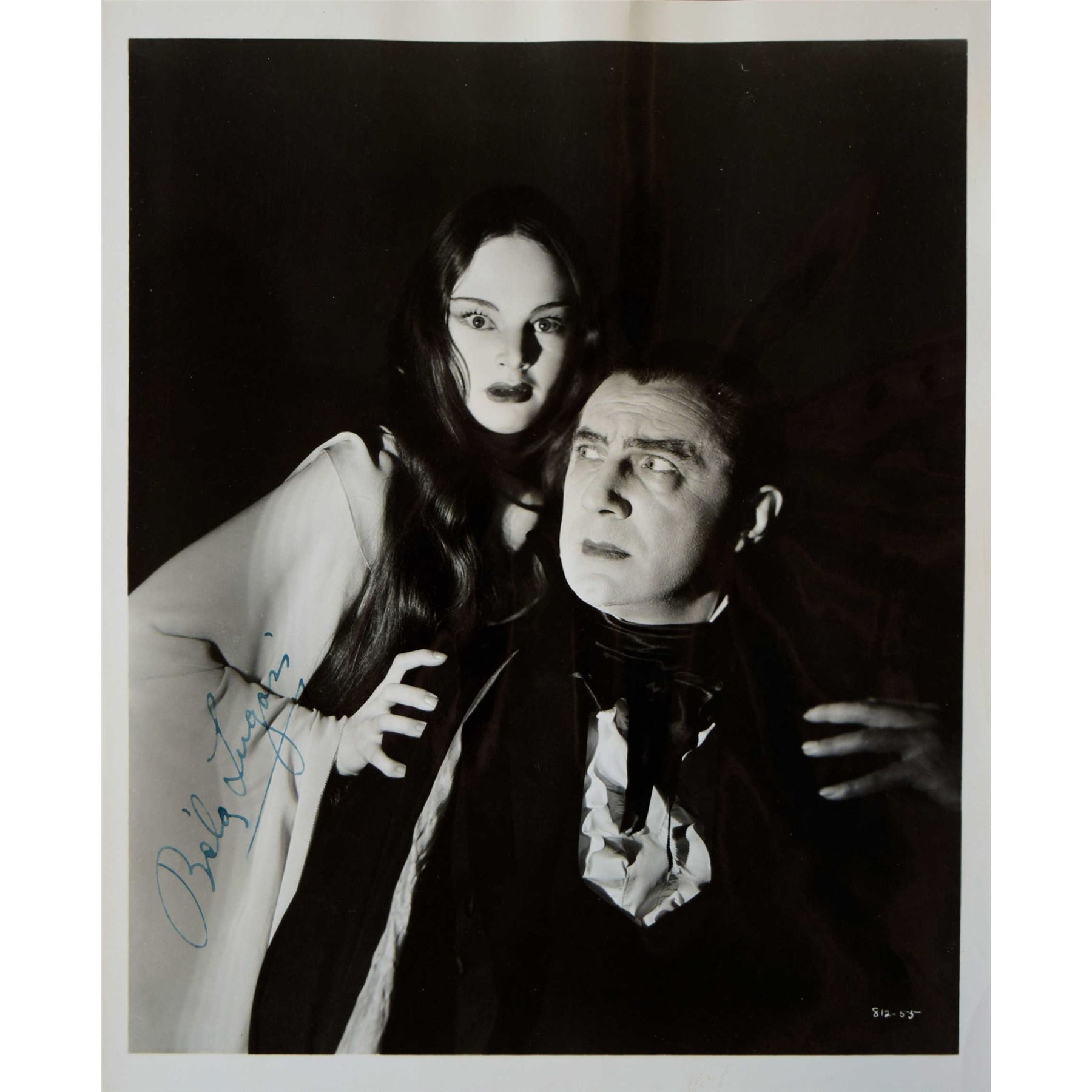 Dracula Bela Lugosi signed portrait photo