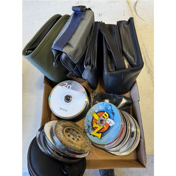 CDs and travel cases