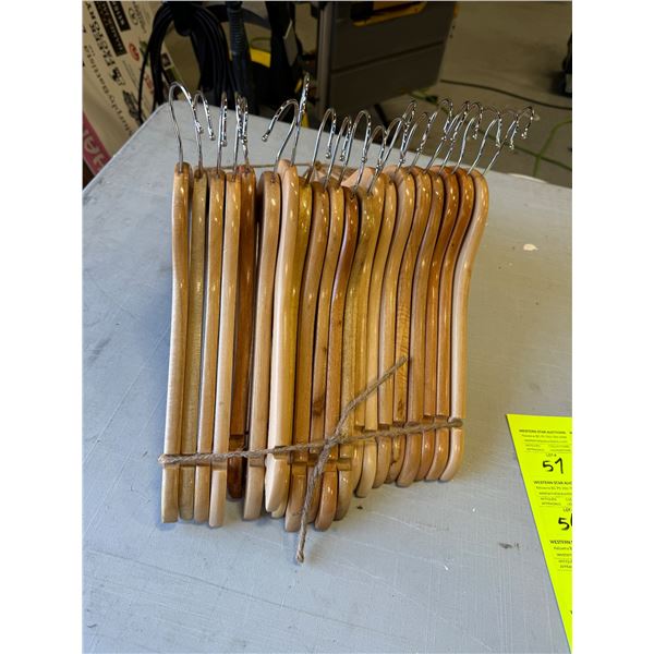 Wood hangers