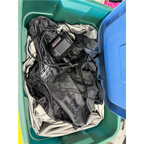 Coleman queen Double blowup mattress with pump