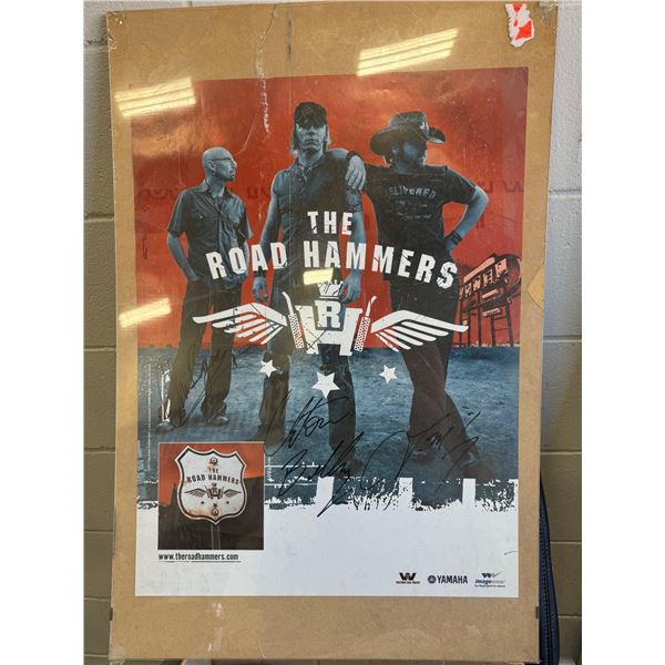 The road hammers poster signed