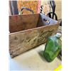 Image 3 : Vintage Coca-Cola crate and assorted vintage bottles