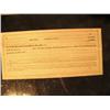 Image 3 : Historical documents form the Clary Hill mines CO. Fairbanks from 1940's with wood frame (2)