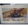 Image 3 : Fred Machetanz print signed and numbed 291/940 double matted and framed Hunters Dawn (244)