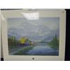 Image 4 : Fred Machetanz print signed and numbed 291/940 double matted and framed Hunters Dawn (244)