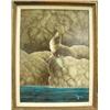 Image 1 : Original oil on board by Emerson in 1980 of a seal on a rock 16"x12.5" (3)