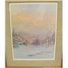 Image 1 : Winter Sun 105/300 by Jean Matyas double matted and framed 25.5"x21" (3)