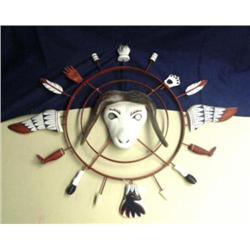 32" Musk ox spirit mask by Michael Scott (3)