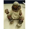 Image 1 : C. Allen Johnson figure 6.5" tall "Isaac" done in 1970, man with string game (244)