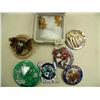 Image 1 : Lot of 5 Fur Rondy buttons and pins, 1972, 1977, 1984, 1983, 1993, 1979 booster button, and set of g