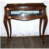 Image 1 : Beautiful Louis XV style display cabinet with necklace and moose figure (242)