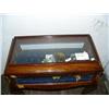 Image 2 : Beautiful Louis XV style display cabinet with necklace and moose figure (242)