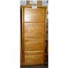 Image 1 : 4 drawer oak file cabinet (242)