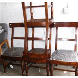 Set of 4 Regency style new chairs, retail for $265 each (242)