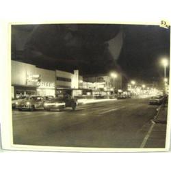 CHOICE on 6 circa 1953: photo of downtown Anchorage with fur rowdy banner (244)