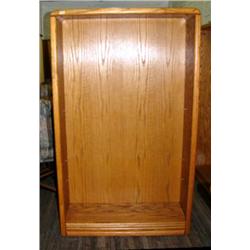 CHOICE on 2 oak bookcases with 4 shelves (242)