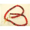 Image 1 : 22" strand of red trade beads (3)
