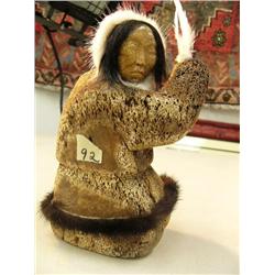 7.5" Whalebone carving of a dancer (3)