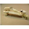 Image 3 : Polar bear, seal and walrus mounted on ivory base by Thomas Upchuck 276 - f (2)