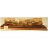 Image 1 : 7.5" Relief carved five king salmon with Tlingit design imported MAM06 (2)