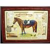 Image 2 : Framed picture of equestrian equipment, frame is fiberglass, frame is 32.5 x 44. (700)