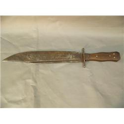 Bowie knife 18" marked Texas on blade, very impressive. (3)