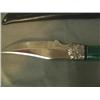 Image 3 : John Wayne's son's 9.5" long malachite handled knife (3)