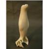 Image 1 : Unusual 3.75" ivory seal standing on flippers very rare, inset baleen eyes, high quality (3)