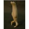 Image 2 : Unusual 3.75" ivory seal standing on flippers very rare, inset baleen eyes, high quality (3)