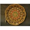 Image 1 : 8" basket tray decorated red, blue and purple dyed seal gut by Minnie Carl from Kipnuk (3)