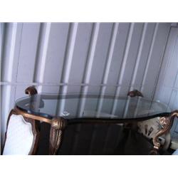 Glass top coffee table (241)