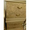 Image 6 : 6 pc bedroom set - two nightstands, two high boys, and king headboard (241)