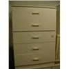 Image 2 : Lot of three white dressers , three night stands and a lamp (241)