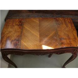 American hall table, walnut, 1920's, rare retail: $3000 (242)