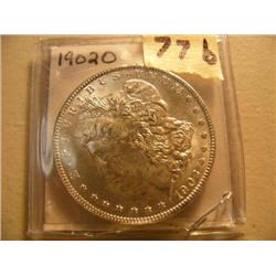 CHOICE ON EIGHT: Morgan uncirculated silver dollars 1902 O (3)
