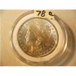 CHOICE ON FOURTEEN: Morgan uncirculated silver dollars 1884 O